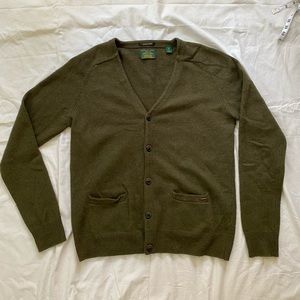 SCOTCH & SODA Forest Green Cardigan Sweater